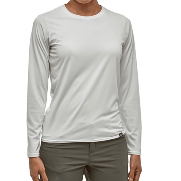 Patagonia Capilene Cool Daily Longsleeve Top in White (Size M) - Picture 1 of 8